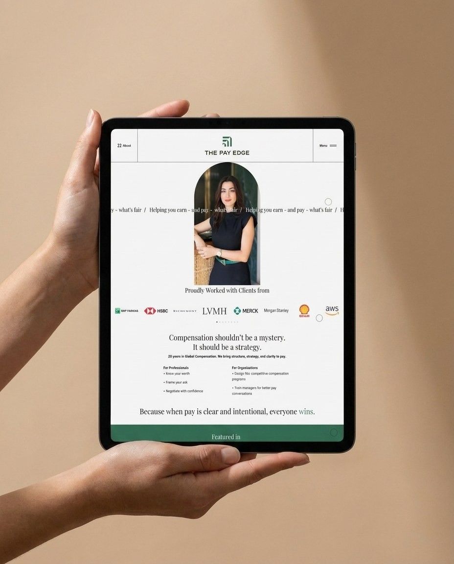 The Pay Edge · Branding and a site that earns trust