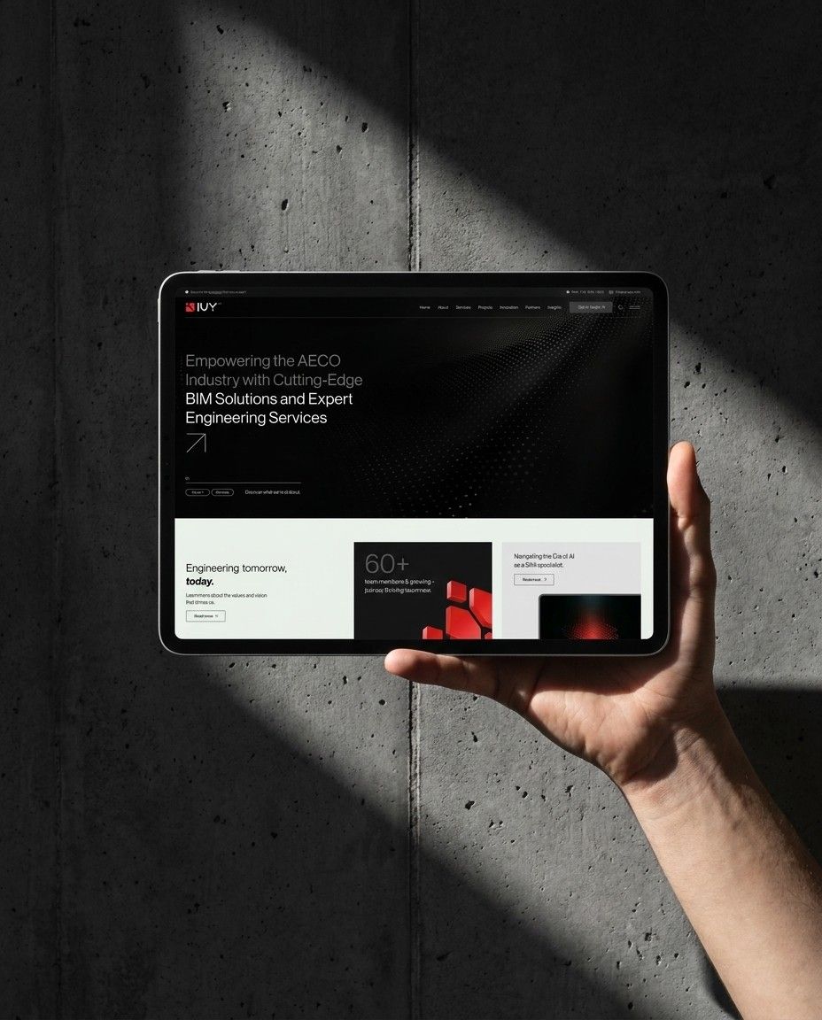 Ivy · A complete brand for an AECO innovator